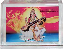 Saraswati Crystal Picture